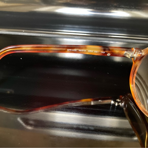 New Prada Aviator Plastic Tortoise brown Sunglasses. SPR02G 4BW-6S1 - Picture 13 of 16